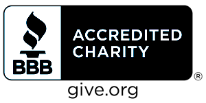 BBB temporary accredited charity emblem