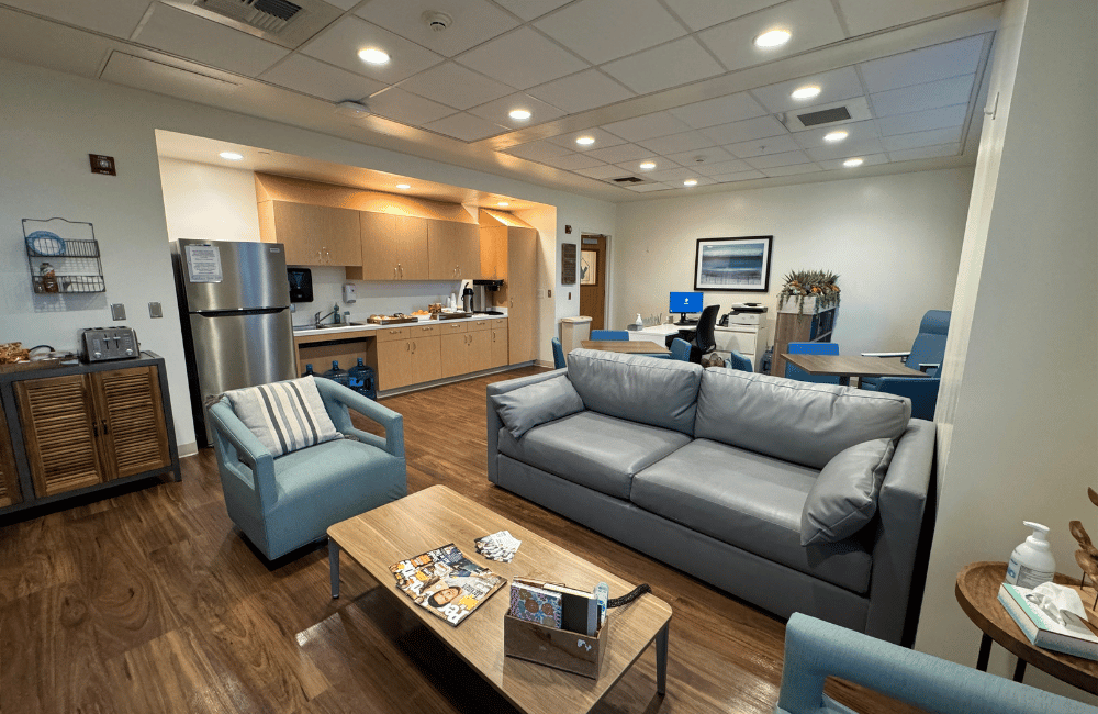 Picture of living area at Family Room at Rady Children's Health OC