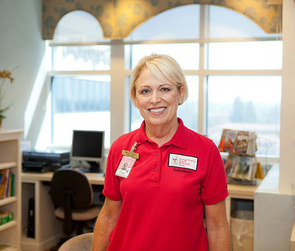 photo of volunteer Marjie Fryer